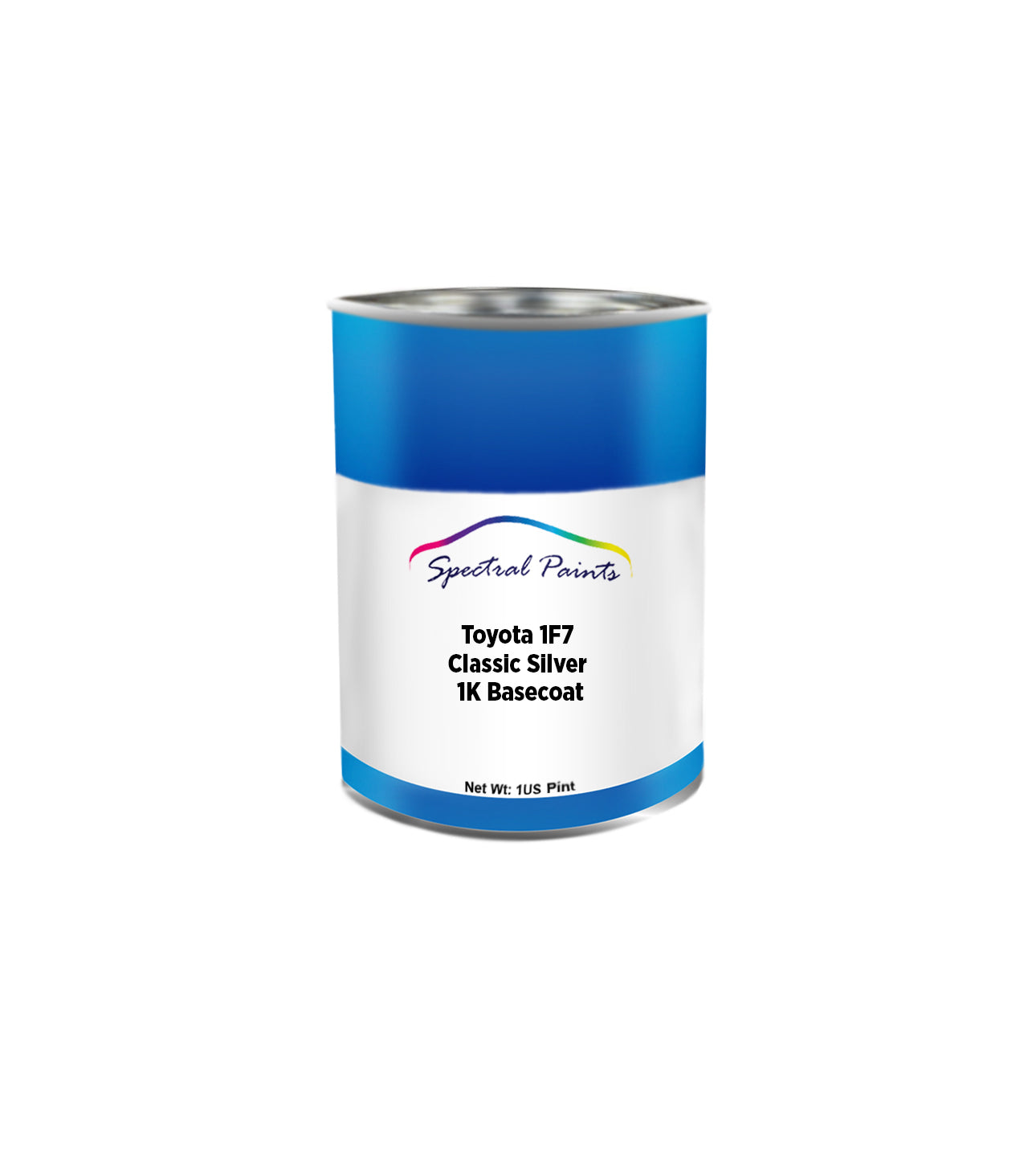 For Toyota 1F7 Classic Silver Metallic Paint