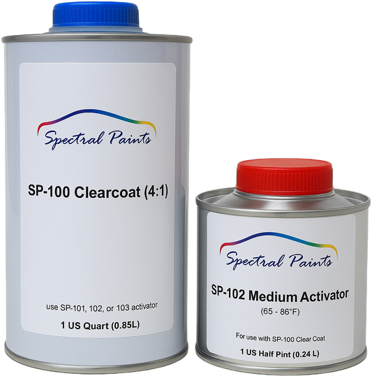 SP-100 2K Clear Coat (4:1) - Quart Kit
