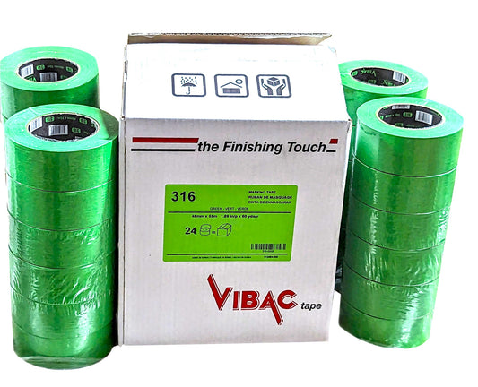 Vibac 316 Green 2 inch Automotive Tape - 24 rolls