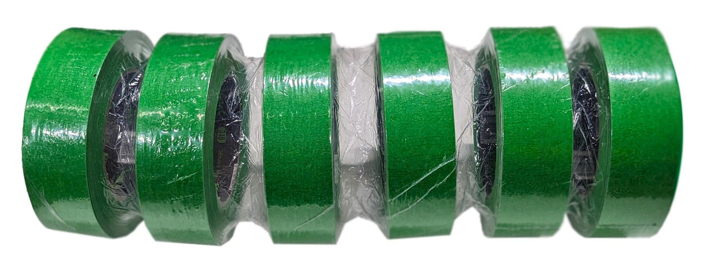 Vibac 316 Green 1.5 inch Automotive Tape - 24 Rolls